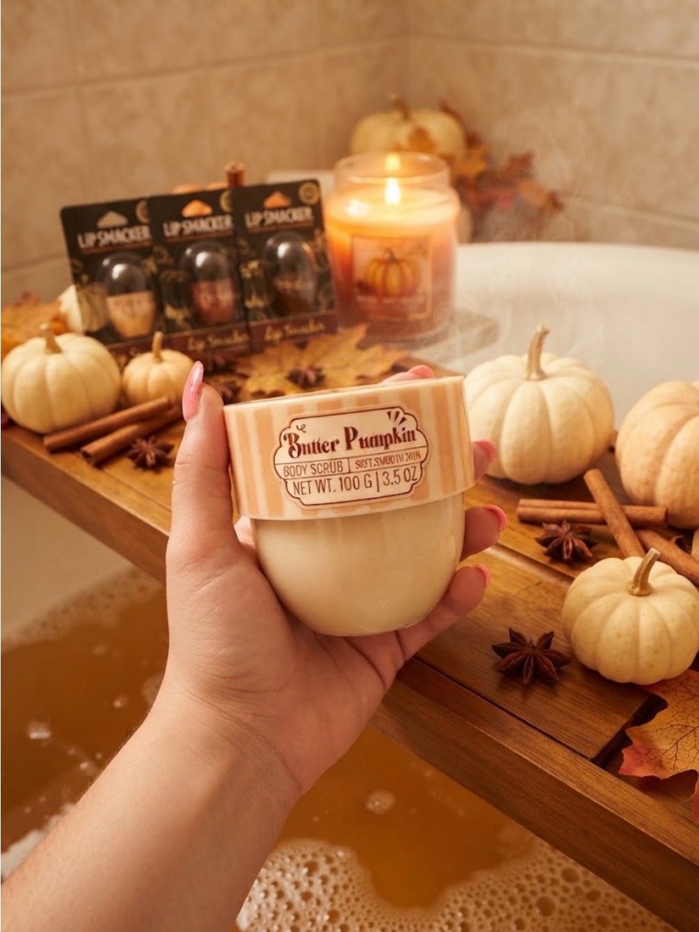 Amber Glow | Butter Pumpkin Exfoliating Body Scrub | Fall Autumn Self Care 🎃